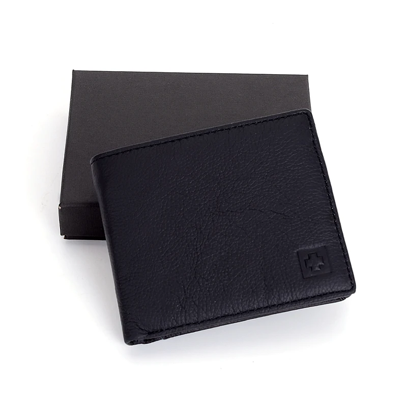 Мужской короткий кошелек из натуральной кожи с RFID защитой|brand purse|business pursesfashion brand