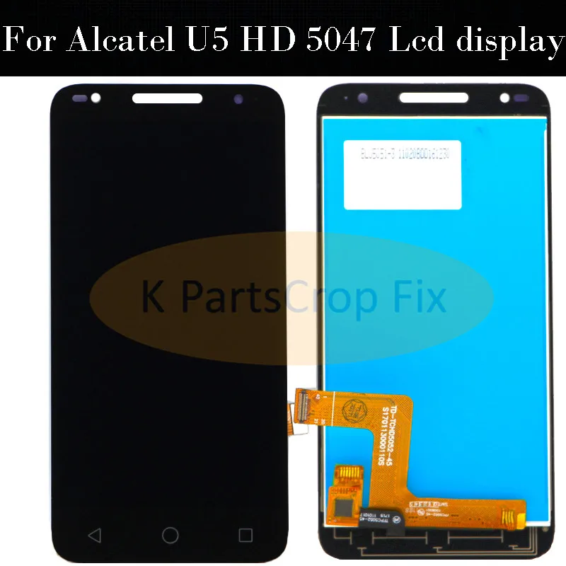 Для Alcatel U5 HD Full LCD дисплей со стандартным цветом для 5047i 5047D lcd|Экраны мобильных