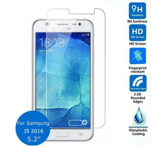 10 шт./лот 2.5D 0.26 мм 9 H Премиум закаленное Стекло для Samsung Galaxy J5 2016 j510fn J510F 2015 j510 j520 2017 |