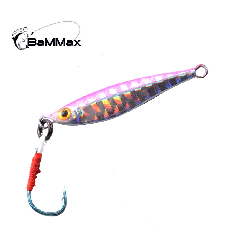 Рыболовный крючок BaMMax 5 шт./лот привязанный Железный рыболовный ложка для