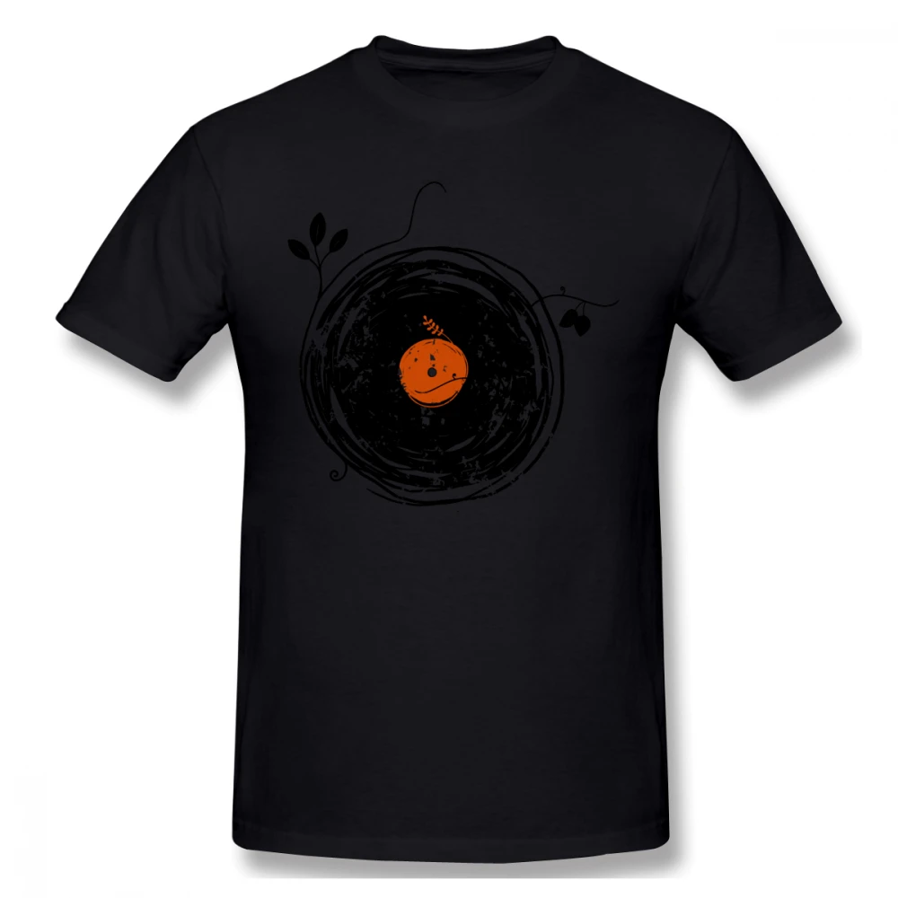 Enchanting Vinyl Records Vintage T-shirt For Men Plus Size 5XL 6XL Team Tshirt | Мужская одежда