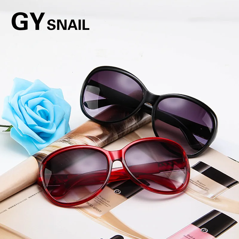 GYSNAI fashion sunglasses for women 2017 Oval Lens Plastic UV400 Elegant Women Sun Glasses High Quality Driving Brand Sunglasses |