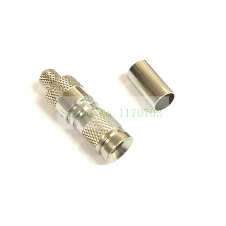 10 шт. RF разъем DIN 1 0/2 3 штекер для RG58 RG142 Кабельная вилка