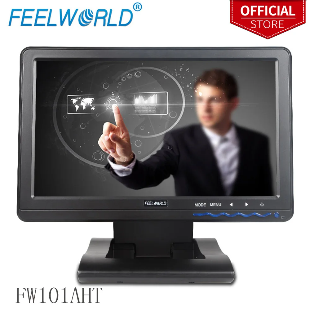 preço Feelworld FW101AHT 10.1 Polegada IPS 1024x600 TFT LCD Touch Monitor Com HDMI YPbPr VGA AV LCD 10.1