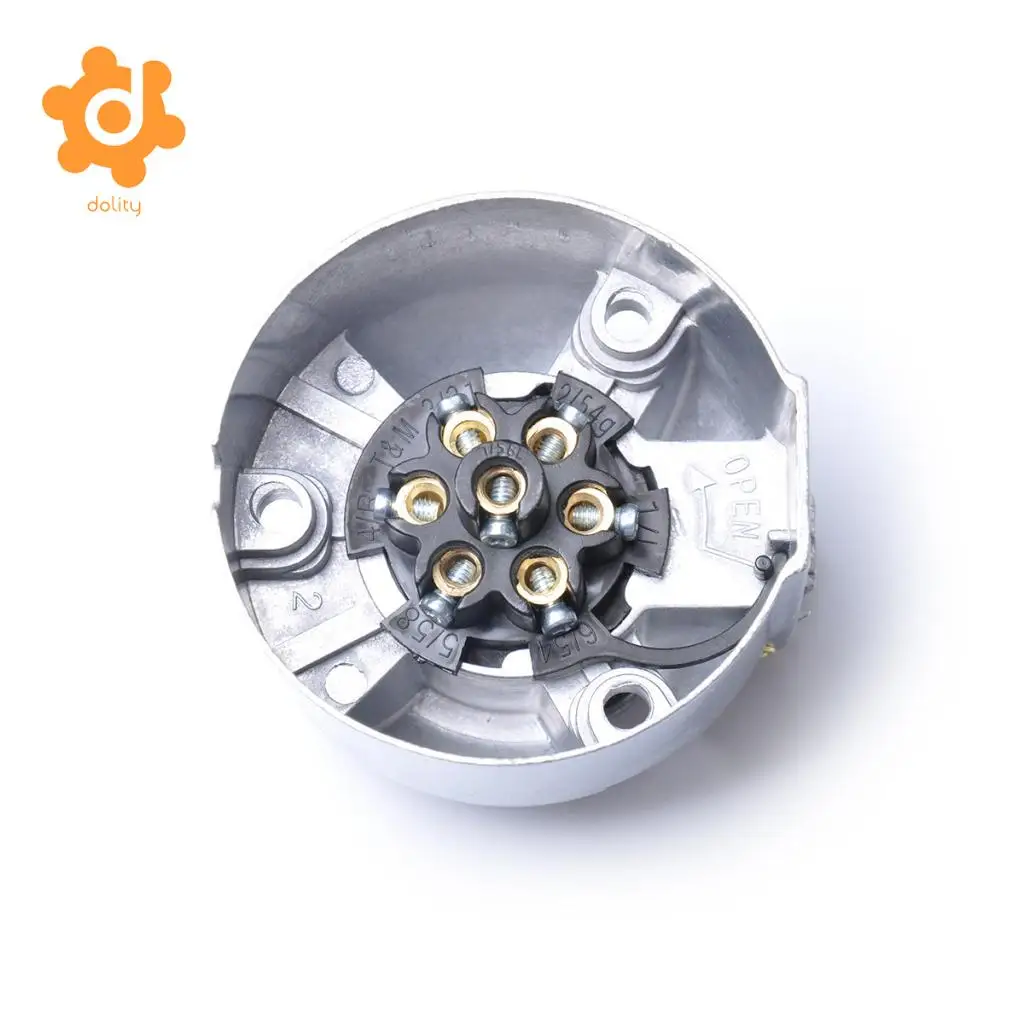 Dolity 12V 7Pin прицеп разъем автомобильного каравана сцепное устройство буксировки фонари ЕС