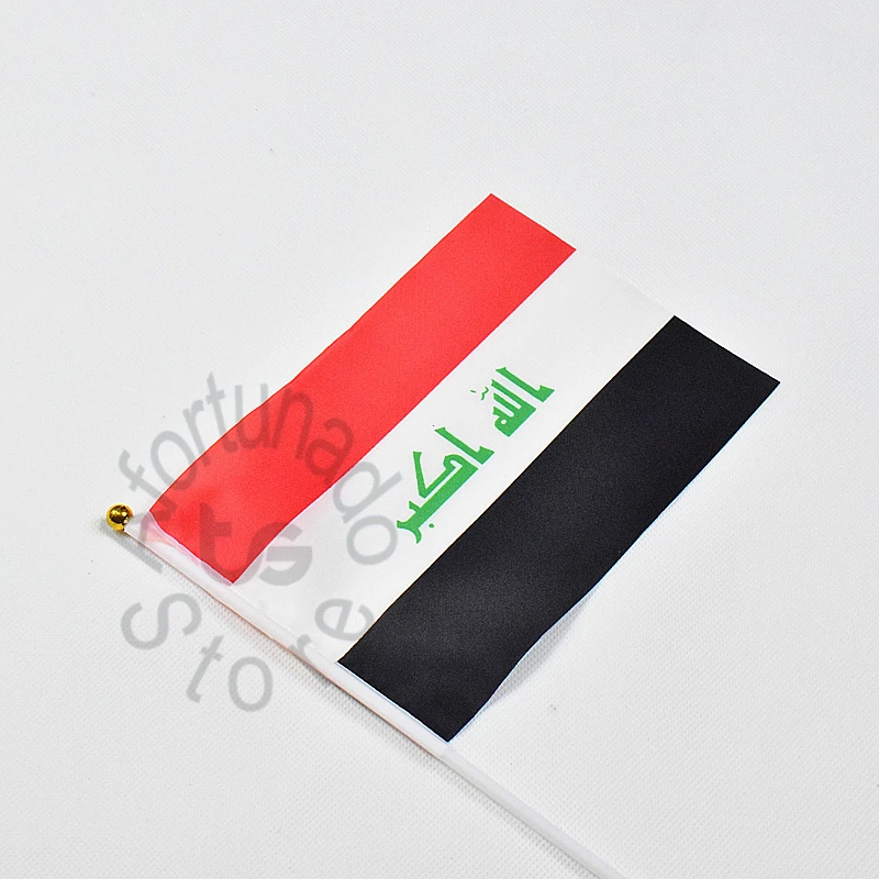 

Iraq 14*21cm flag Banner Hanging flag Home Decoration flag iraq flag