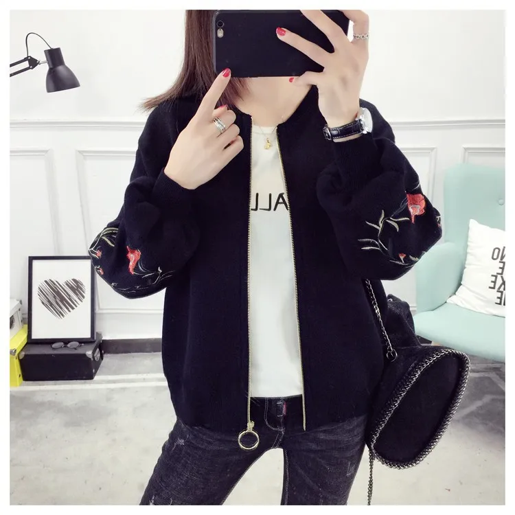 2019 Female Cardigan Cardigans Fashion Autumn Winter Warm O Neck Women Long Sleeve Casual Loose Sweater Knitted Tops |
