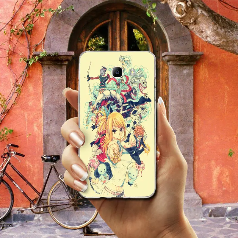 Anima Fairy Tail для Samsung Galaxy A3 A5 A7 J1 J2 J3 J4 J6 J5 J7 J8 2016 2017 2018 Coque Shell мягкие ТПУ Силиконовые