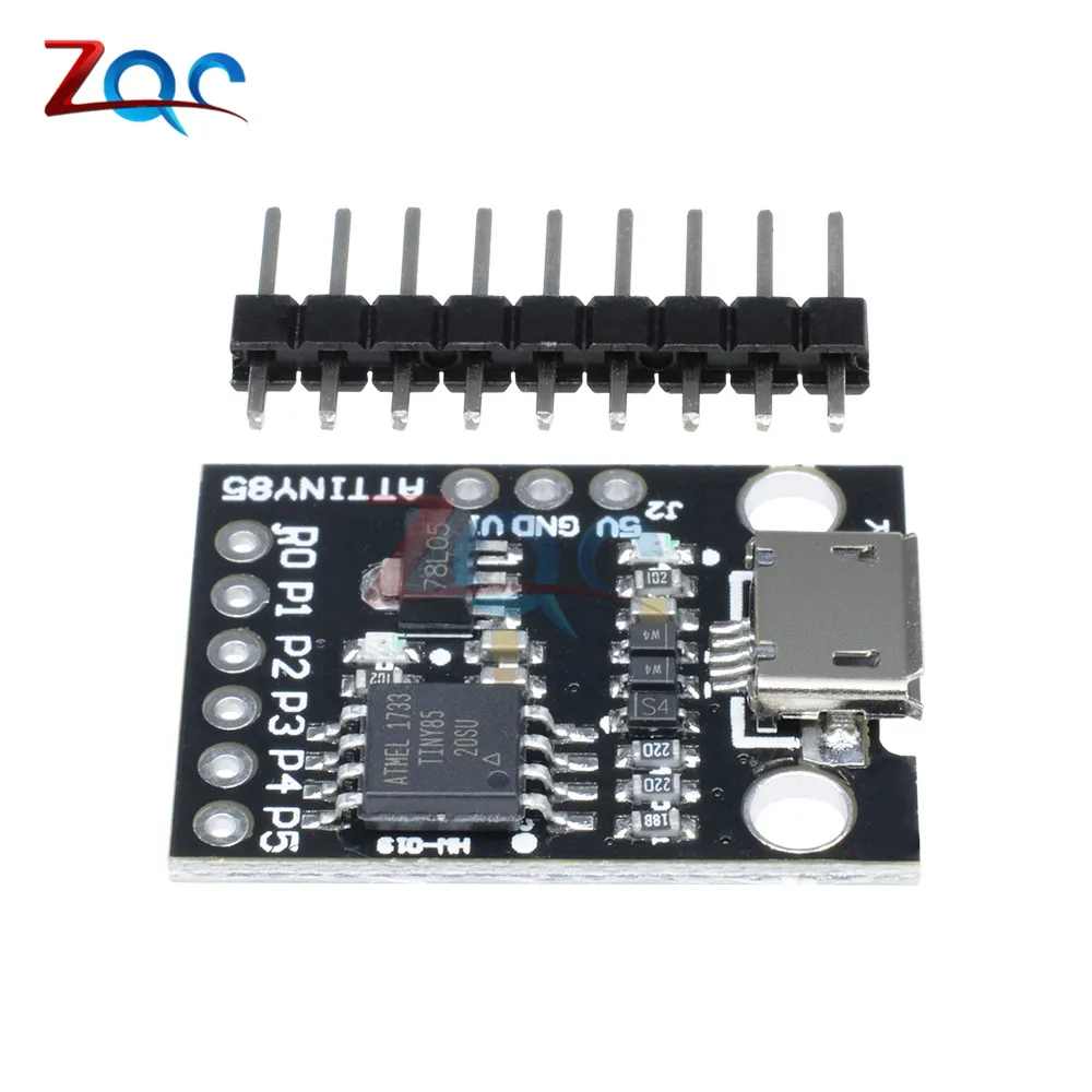 Attiny85 Digispark Kickstarter макетная плата модуль для Arduino I2C SPI Micro USB порт 1 8 V 5V|module for arduino|module