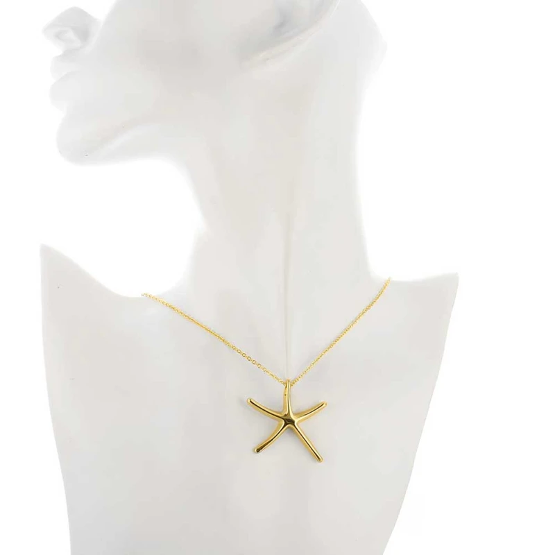 

Garilina fashion jewelry women's necklace New Gold pendant sea star charm pendant P2083