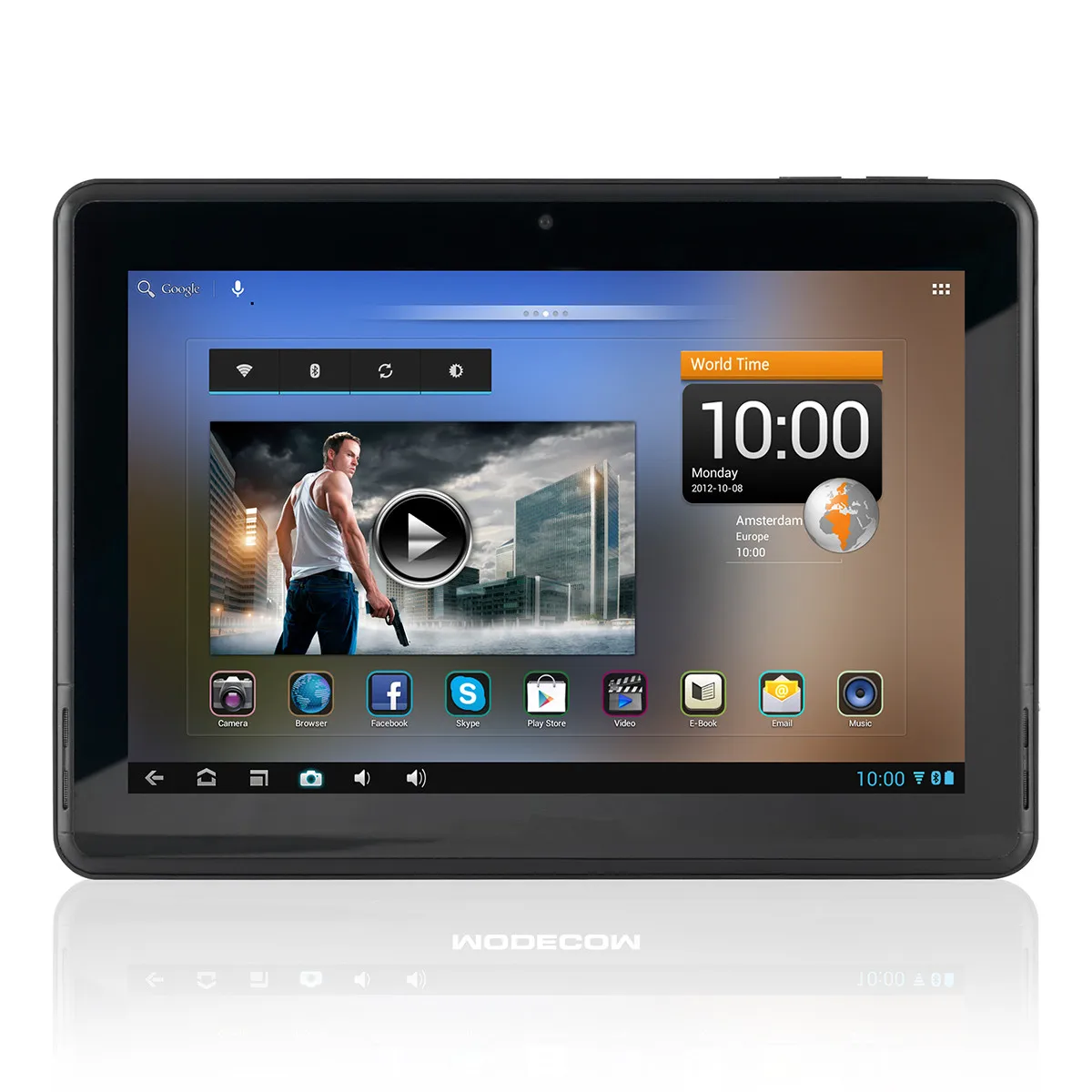 

Черный 10,1 дюймов для MODECOM FREETAB 1002 IPS X2 планшетный ПК емкостный сенсорный экран стекло дигитайзер панель