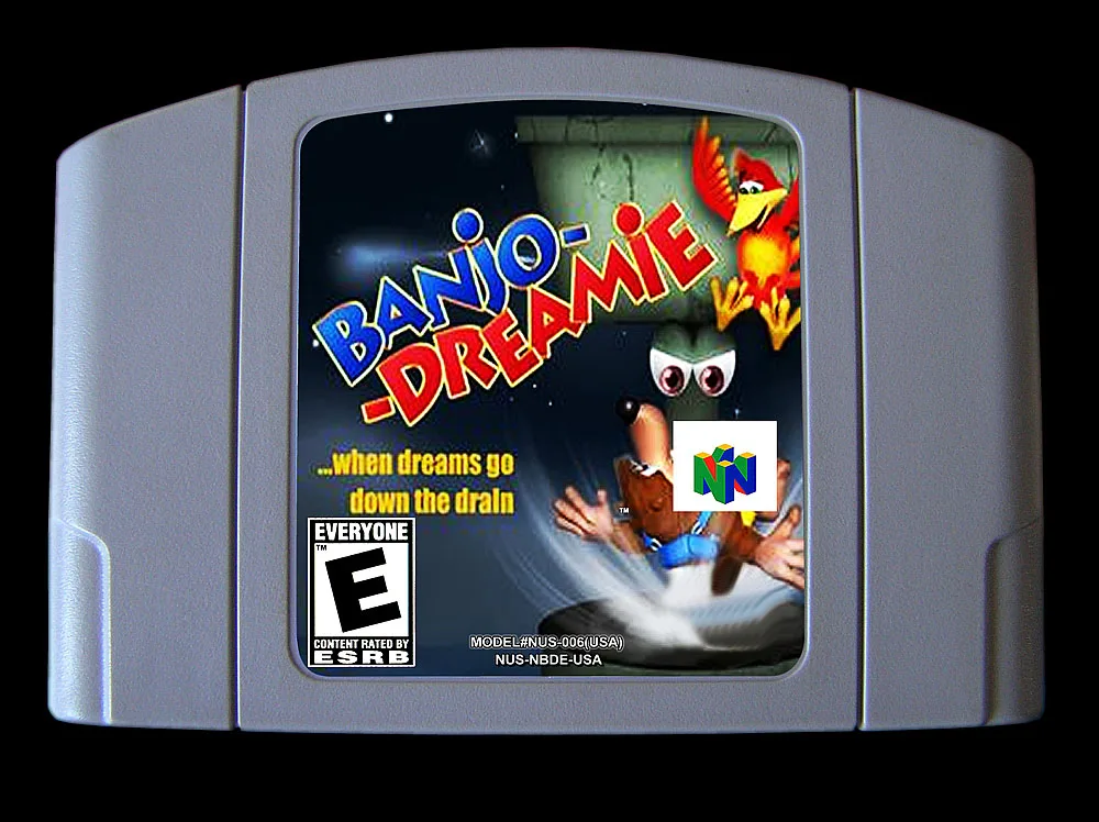 64 битная игра ** Banjo dreдруга (Американская версия! Английский язык!)|Игры для