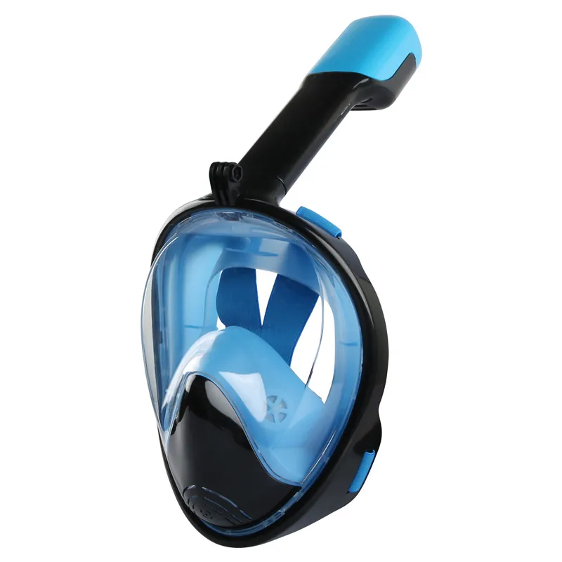 Full Face Diving Mask Anti-Fog Snorkeling Mask Underwater Scuba Swimming Mask Glasses Snorkel Dive Equipment for Adult Kid - Цвет: Color 2