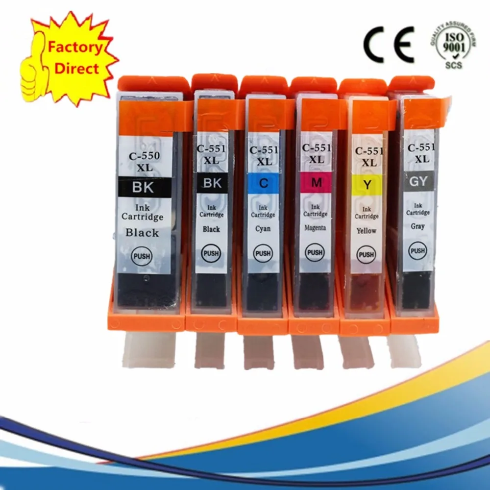 PGI550 PGI 550 551 PG чернильный картридж замена для Pixma MG6350 MG7150 IP8750 MG 6350 7150|ink cartridge|replacement