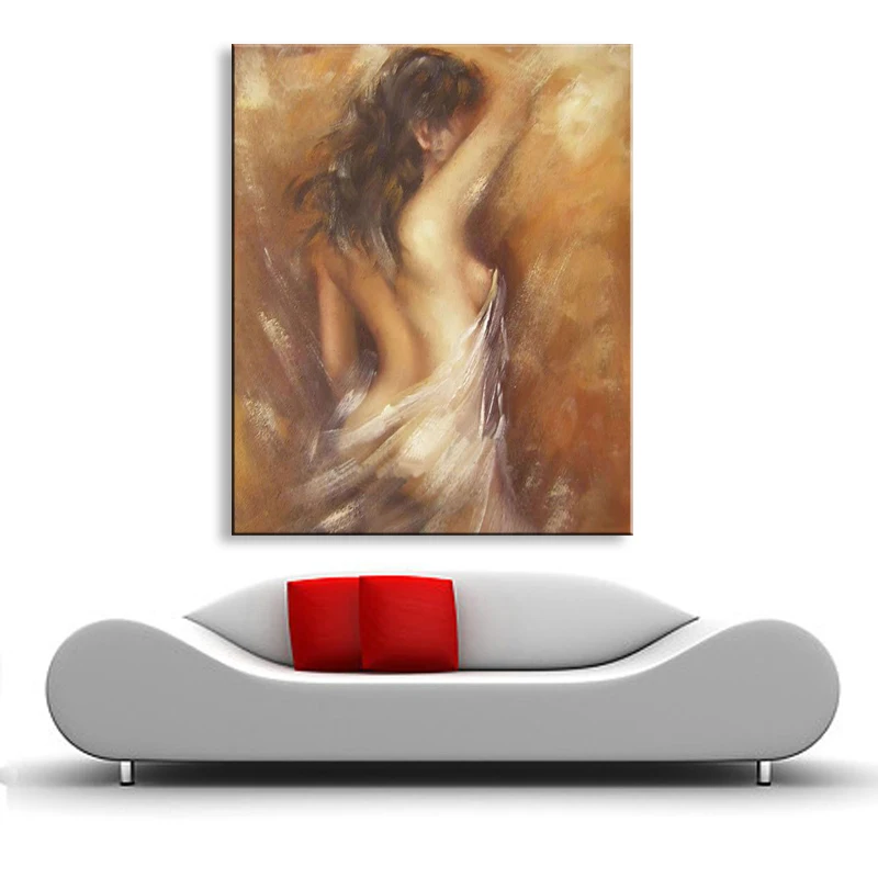 Оптовая продажа картина маслом Обнаженная сексуальная женщина леди современный