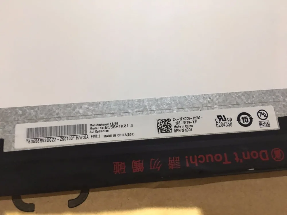 Новый 15 6-дюймовый сенсорный ЖК-экран для Dell Inspiron 3551 3552 3558 3565 P47F B15XTK01.0 LTN156AT40