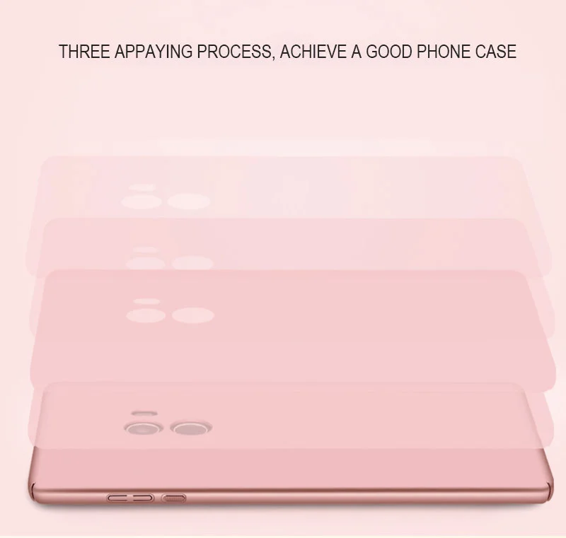 Для Xiaomi mi Mix 2 Чехол mi x 2 ультра-тонкий гладкий Чехол Жесткий PC защитный чехол для Xiaomi mi Mix 2 HATOLY