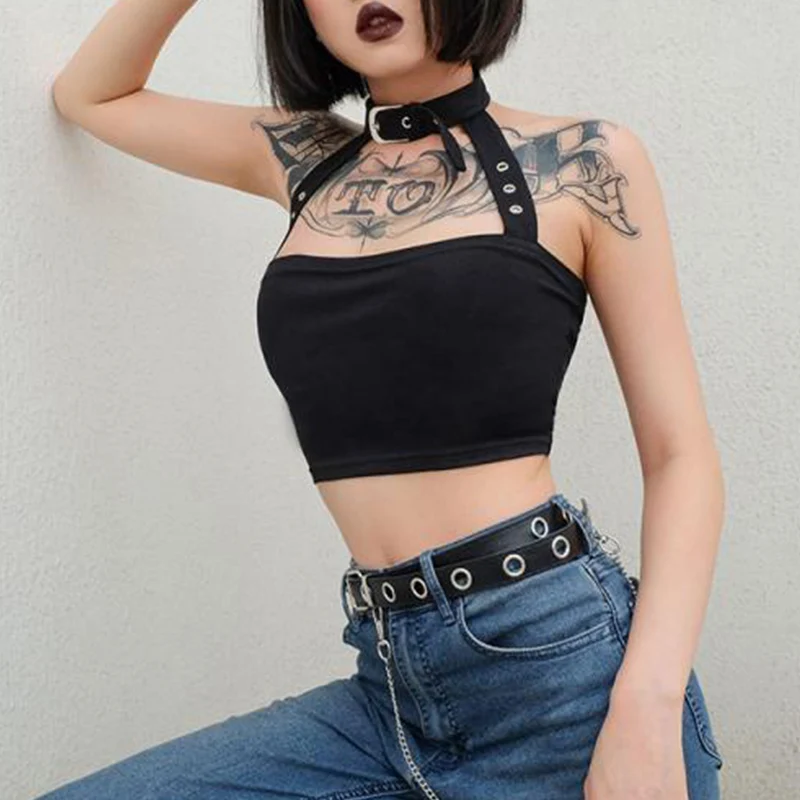 Черный джаз танцевальный Топ для женщин Pole Dance Rave Одежда Dj Ds хип хоп сценический