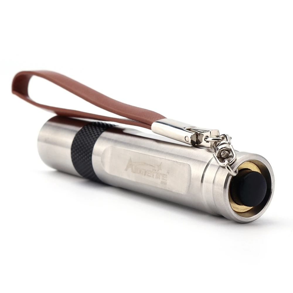 Светодиодный фонарик ALONDFIRE S106 CREE XPE Q5 из нержавеющей стали водонепроницаемый с 3