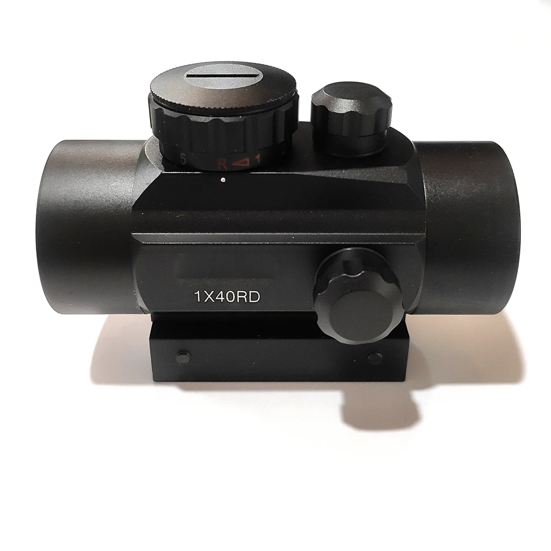 1X40RD optical sight Tactical Red Dot Sight Hunting Scope Fit Rail Mount 11mm/20mm Riflescope Rifle | Спорт и развлечения