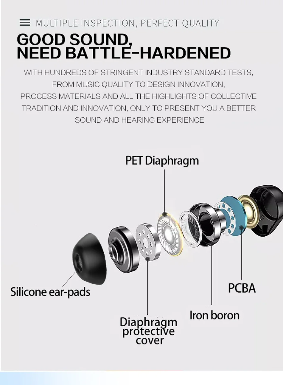 2019X10 Мини Bluetooth 5,0 Беспроводные наушники с микрофоном спортивные наушники с шумоподавлением гарнитура и зарядная коробка
