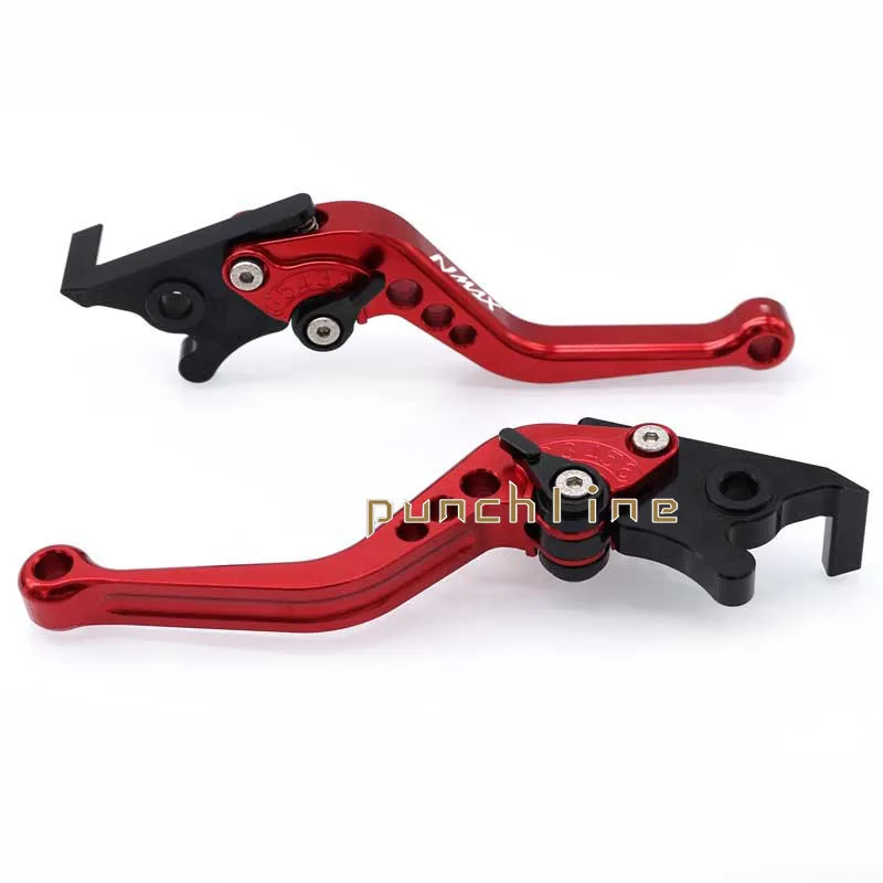 Логотип NMAX для YAMAHA NMAX 155 125 NMAX155 NMAX125 N-MAX 155 125- мотоциклетные алюминиевые Короткие тормозные рычаги 8 цветов