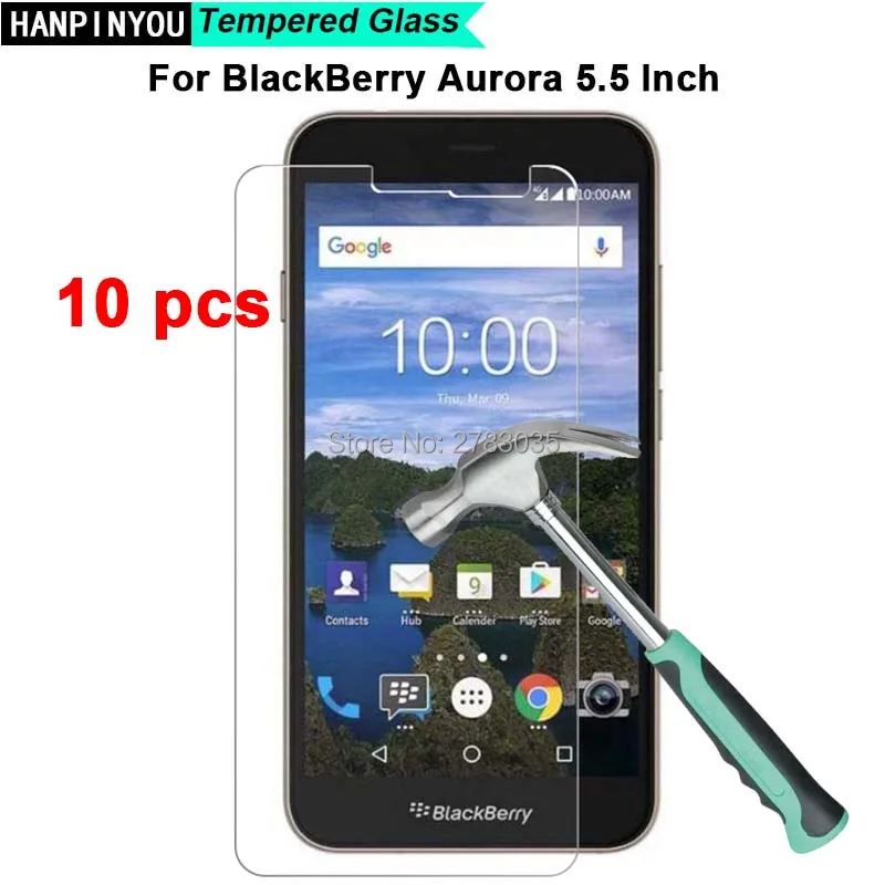 10 шт./лот для BlackBerry Aurora 5 &quot9 H твердость 2.5D ультра тонкая закаленная Защитная