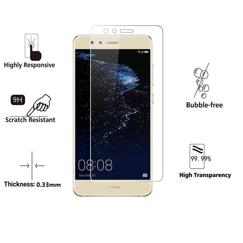 9H закаленное стекло для huawei P10 Lite WAS LX1 LX1A P10lite LX2 LX3 LX2J Защитная пленка экрана|glass for