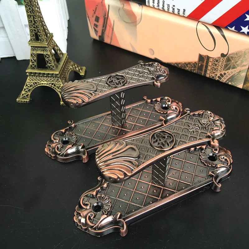 2 шт./компл. Крючки-кисточки для занавесок из Европейского цинкового сплава