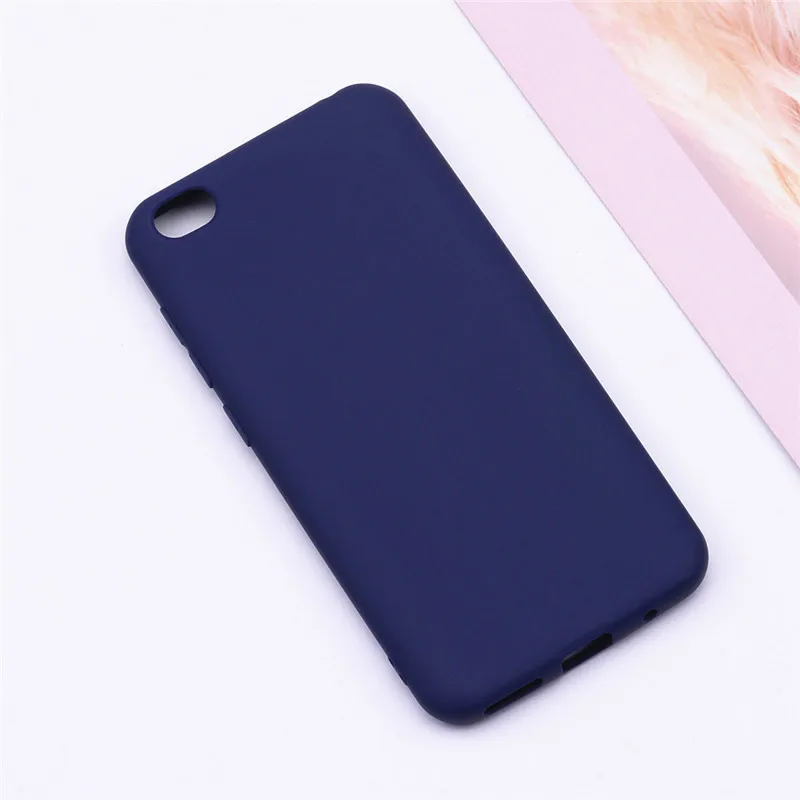 Dark Blue Чехол для Xiaomi Redmi Go на Redmi Go 5,0, силиконовый мягкий чехол на заднюю панель, чехол для Xiomi Xiaomi Redmi Go, чехол для телефона s, Fundas Coque - Цвет: Dark Blue