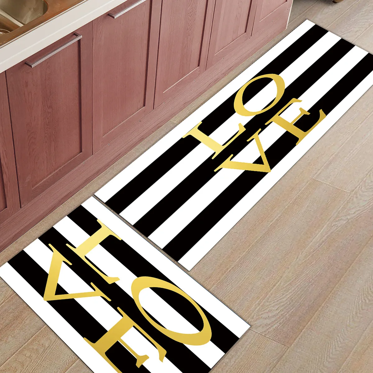 2 шт./компл. живой Смех Любовь декоративный Придверный коврик вход передняя дверь