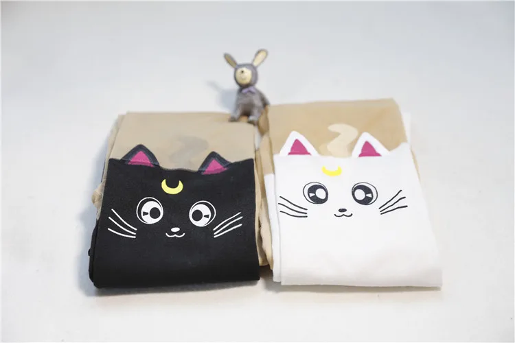 Hello KItty/чулки для косплея с рисунком кролика кошки дьявола милые забавные сшитые