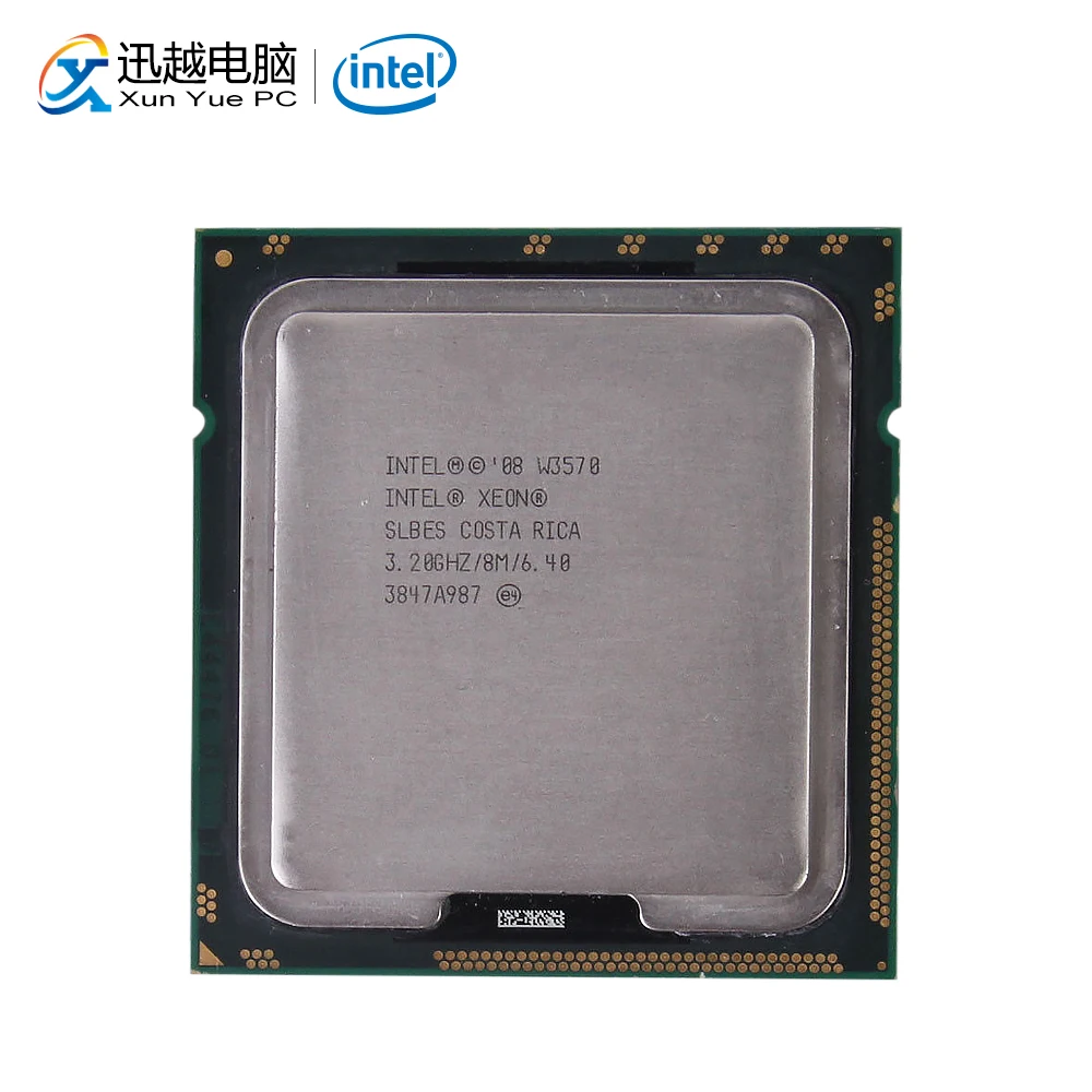 Intel Xeon W3570 настольный процессор четырехъядерный 3 2 ГГц Кэш L3 8 Мб LGA 1366 SLBES 3570 сервер