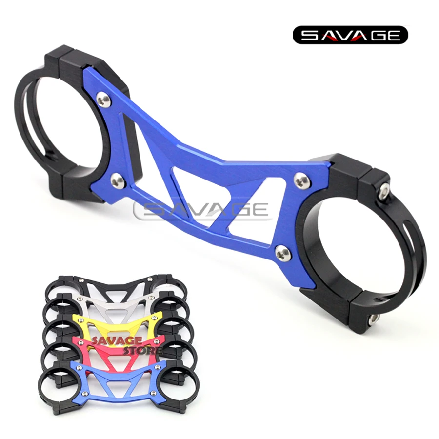 Для Bajaj Pulsar 200 NS/AS/RS 200NS 200RS 200AS Blue BALANCE SHOCK передняя вилка Скоба аксессуары для
