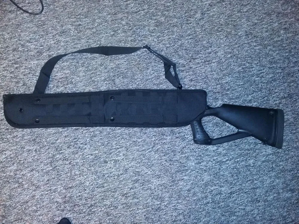 Тактический 2" дробовик Molle ножны винтовка защита Рюкзак мягкий плечевой ремень чехол стрельба из лука колчан для охоты страйкбол Каза