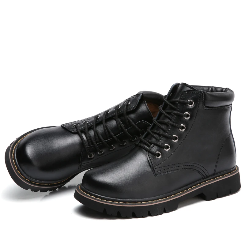 EOFK/женские кожаные ботинки ботильоны с коротким плюшем женские повседневные