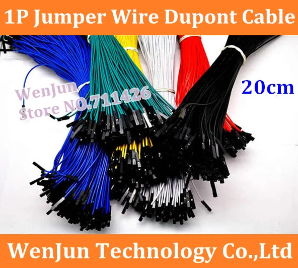 

24AWG провод, высокое качество, 1PIN перемычка, провод Dupont, Кабель 2,54 мм, расстояние один, 1 P, женский, бесплатная доставка, 100 шт./лот