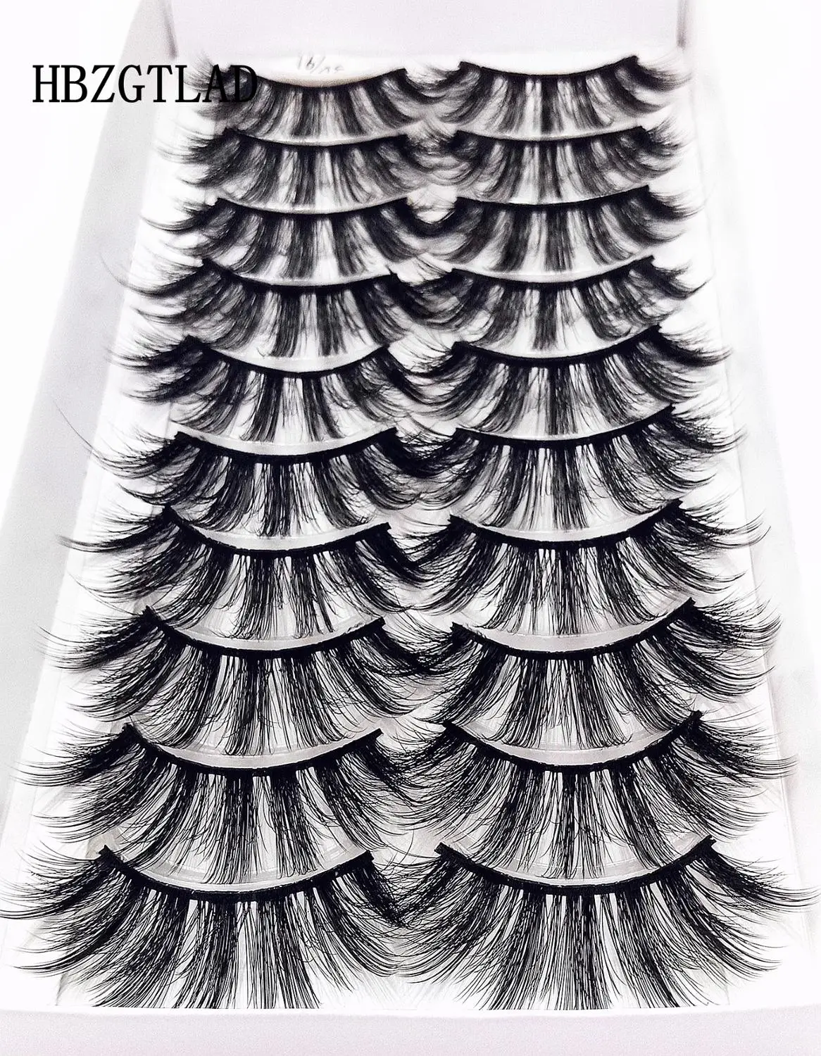 

2019 NEW 10 pairs 100% Real Mink Eyelashes 3D Natural False Eyelashes 3d Mink Lashes Soft Eyelash Extension Makeup Kit Cilios 91