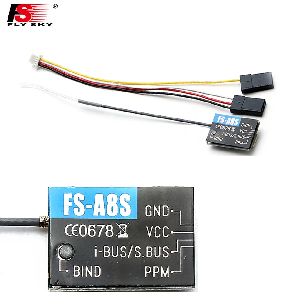 Приемник FATJAY FlySky Φ V2 с предохранителем EMF shiled 8 18 каналов 2 4 ГГц Совместимый