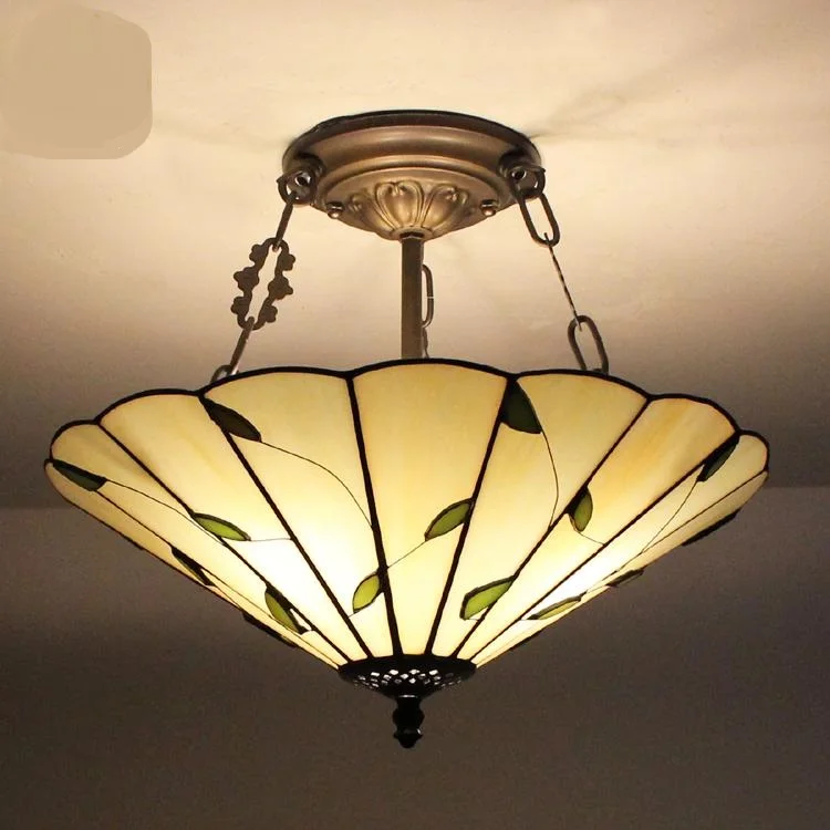 Тиффани Соединенные Штаты и сельский Пастырское искусство стеклянная лампа