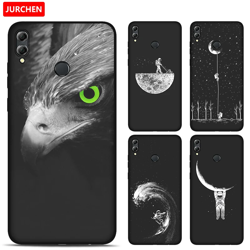 Чехол JURCHEN для Huawei Honor 8X Max силиконовый чехол с 3D рисунком задней панели телефона
