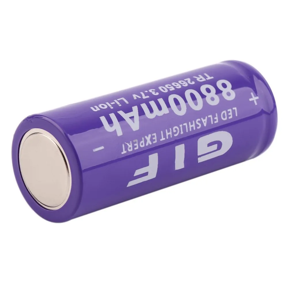 3 7 V 26650 8800mAh литий ионная аккумуляторная батарея для светодиодного фонарика