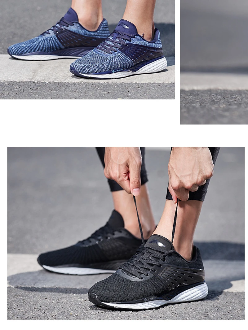 Li-Ning мужские кроссовки для бега с облачной подушкой, дышащие, устойчивая поддержка, подкладка, моно пряжа, спортивная обувь, кроссовки ARHN039 XYP746