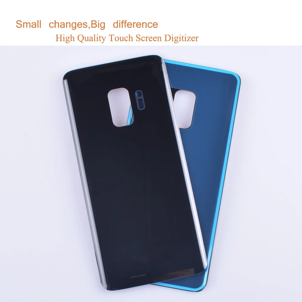 Замена заднего стекла для Samsung Galaxy S9 G960 G960F крышка аккумулятора задняя корпуса