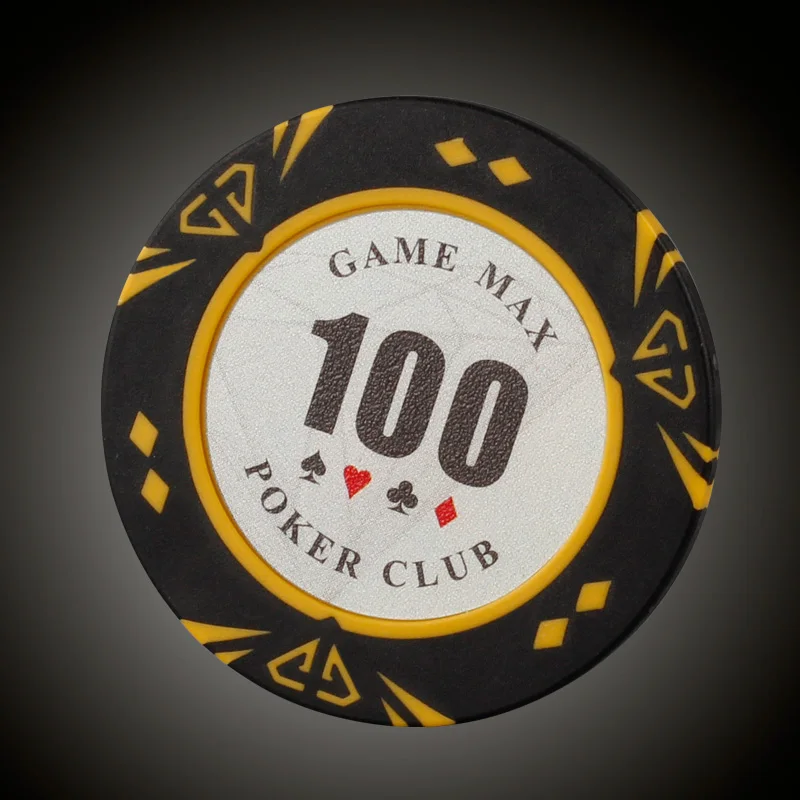 Новые 2016 алмазные покерные чипсы 14 г глина + железо ABS для казино Техасский покер