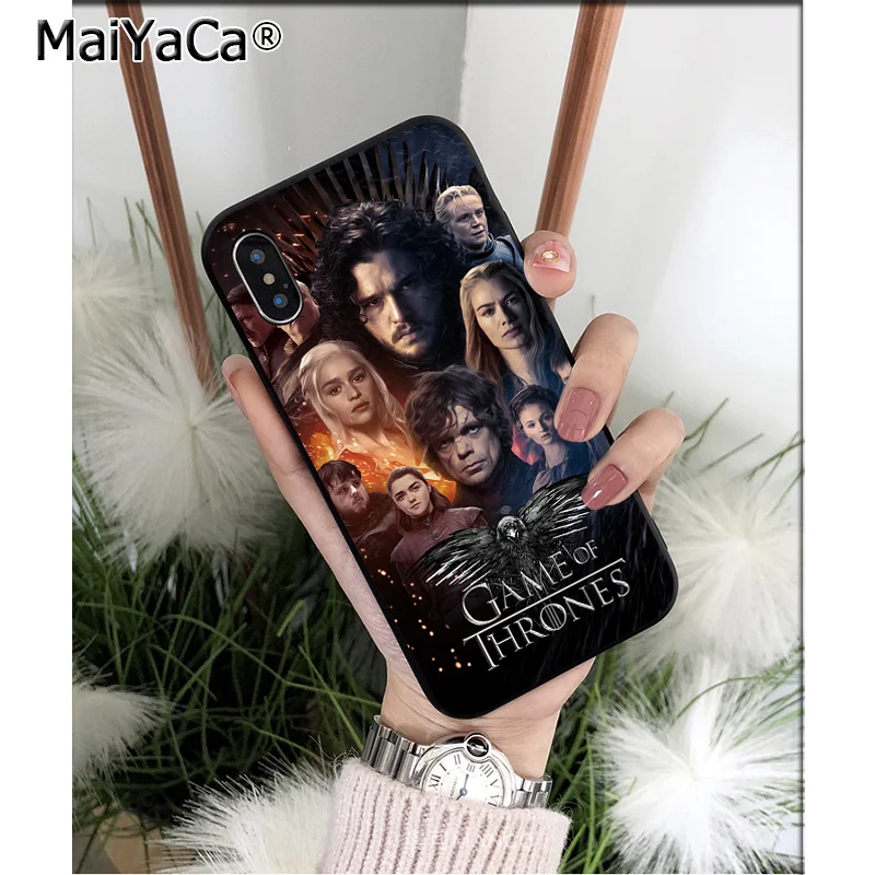 A3 MaiYaCa Игра престолов Джон Сноу Дракон клиент высокое качество чехол для телефона для iPhone X XS MAX 6 6s 7 7plus 8 8Plus 5 5S SE XR - Цвет: A3