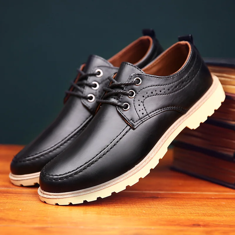 Hot style British fashion waterproof breathable slip-on business suits men casual shoes | Обувь