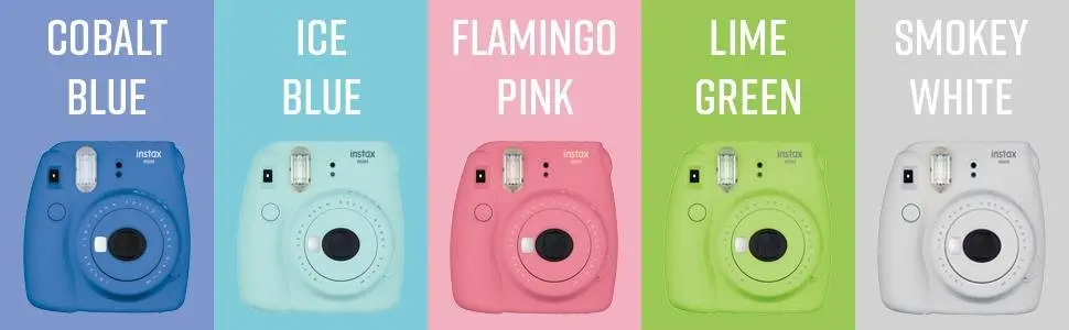 Fujifilm Instax Mini 9 цифровая камера моментальной печати с двойной упаковкой пленка фотобумага и защитный чехол для камеры