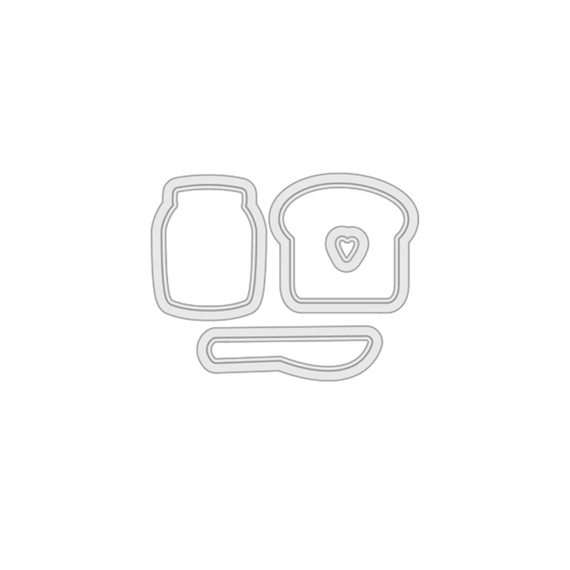 Naifumodo 4 шт. штампы для резки металла и Скрапбукинг карт Сделай Сам тиснение вырезы