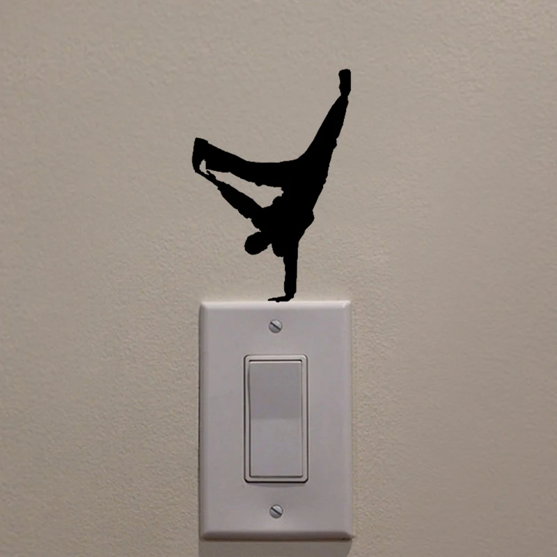 Наклейка переключатель для боевых искусств декоративная настенная наклейка